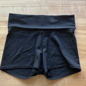 Sleek Black Women's Athletic Shorts